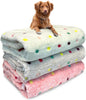 Dog Blankets for Medium Large Dogs, 3 Pack Washable Pet Throw 41" x 31" by NXDZI