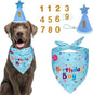 Dog Birthday Party Supplies, Dog Birthday Bandana Set, Dog Boy Girl Birthday by Yicostar