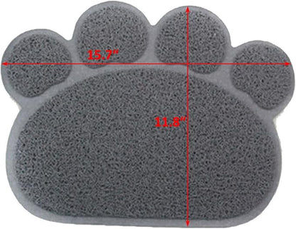 PVC Pet Dog Cat Puppy Kitten Dish Bowl Food Water Feeding Placemat, Non-Slip - Image 5