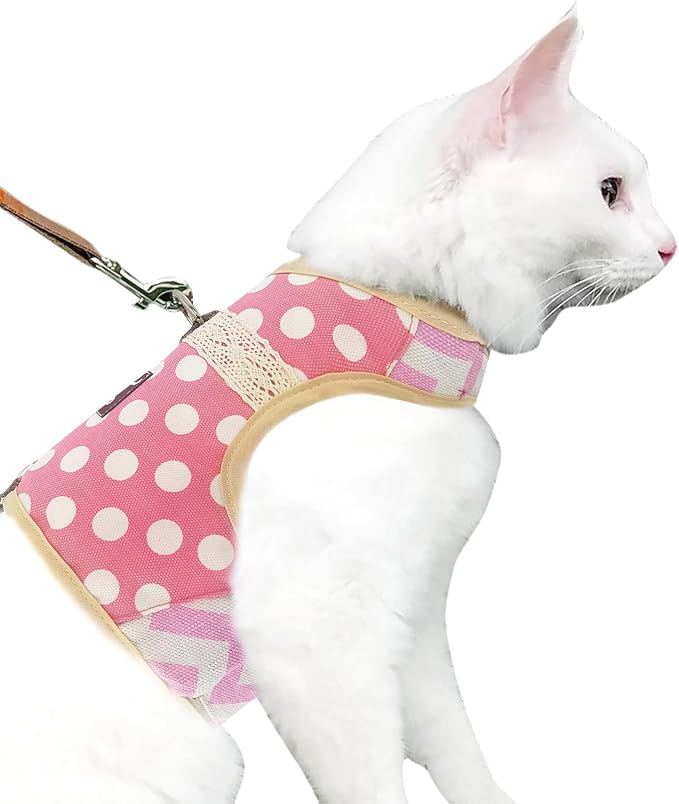 Cat Harness and Leash for Walking Escape Proof, Adjustable Cat Vest Harness - Image 8