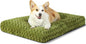KSIIA Washable Dog Bed Comfy Dog Crate Pad Deluxe Plush Pet Bed Non-Slip Kennel by KSIIAPetProducts