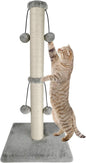Dimaka 29'' Cat Scratching Post, Natural Sisal Rope Scratcher Post, Kitten Claw by DIMAKA