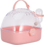 Small Pet Carrier Cage with Water Bottle Portable Hamster Travel Cage by Toddmomy