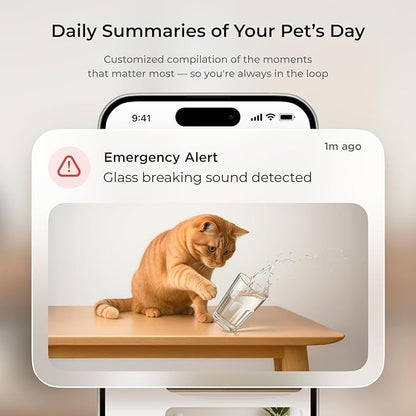Petcube Cam 360 Camera Interactive WiFi Pet and Home Security Pan-Tilt Camera - Image 4