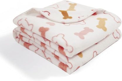 Allisandro Luxurious Dog Blanket, 350 GSM Super Fuzzy Microplush Fleece Pet by ALLISANDRO