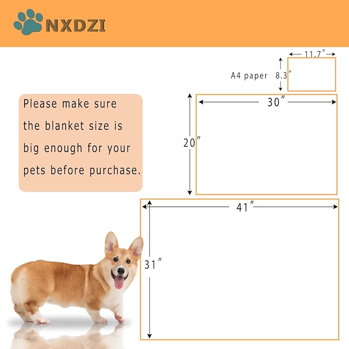 Dog Blankets for Medium Large Dogs Washable, 3 Pack Pet Blanket Washable 41" x - Image 4