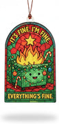Dumpster Fire Ornament 2025, Funny Christmas Ornaments, Unique Tree Hanging by NELXI