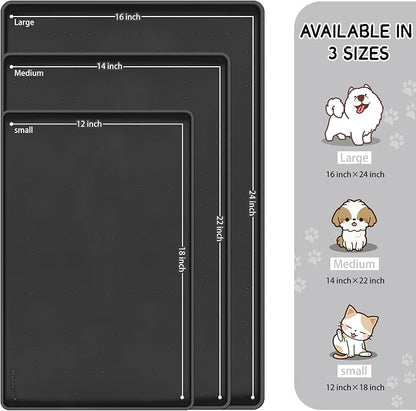MateeyLife Silicone Cat & Dog Food Mat - Image 2
