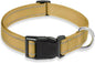 Reflective Dog Collar with Buckle Adjustable Safety Nylon Collars by BOOMIBOO