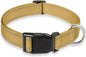 Reflective Dog Collar with Buckle Adjustable Safety Nylon Collars by BOOMIBOO