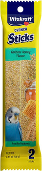 Vitakraft Parakeet Whole Grains & Honey Treat Sticks 2 Count, 2.11 Ounce by Vitakraft
