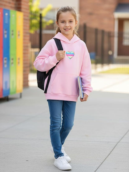 WELAKEN Sweatshirts for Girls Toddler & Kids II Little Girl's Pullover Tops - Image 2