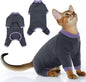 PUMYPOREITY Sticky Hair Cat Clothes, Prevent Hair Loss Cat Pajamas, Soft Cat by PUMYPOREITY