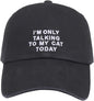 Cat Mom & Dad Hats for Proud Cat Parents | for Men & Women | Embroidered Text by Hatphile