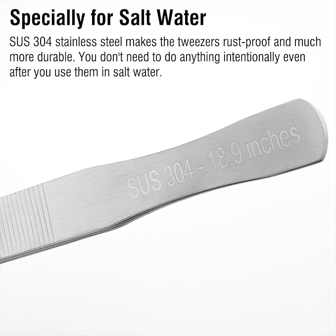 2Pcs 18.9 inch Extra Long Tweezers - Image 3