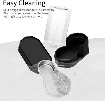 Sfozstra Raised Pet Water Dispenser: 8L Black Automatic Stainless Steel Gravity - Image 4