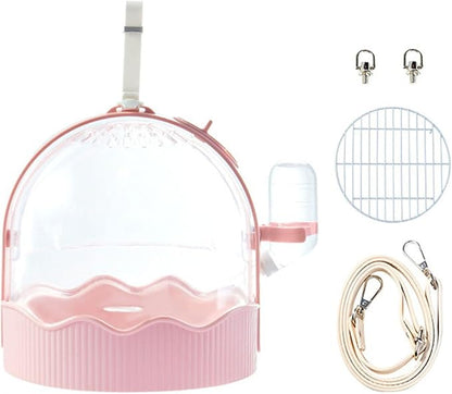 Clear Pet Carrier Travel Cage by Unknown