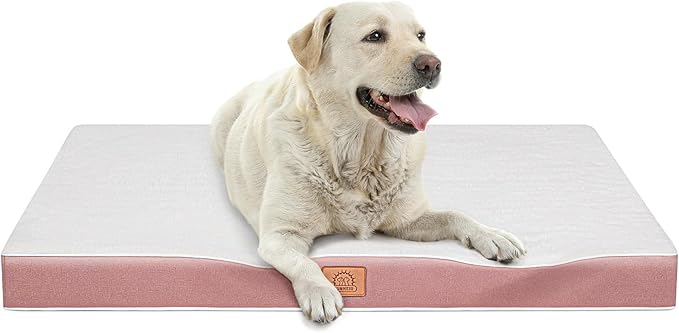 Orthopedic Dog Bed for Large Dogs, Waterproof Deluxe Plush Dog Crate Bed - Image 6