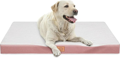 Orthopedic Dog Bed for Extra Large Dogs, XXL Waterproof Deluxe Plush Dog Crate by SUNHEIR