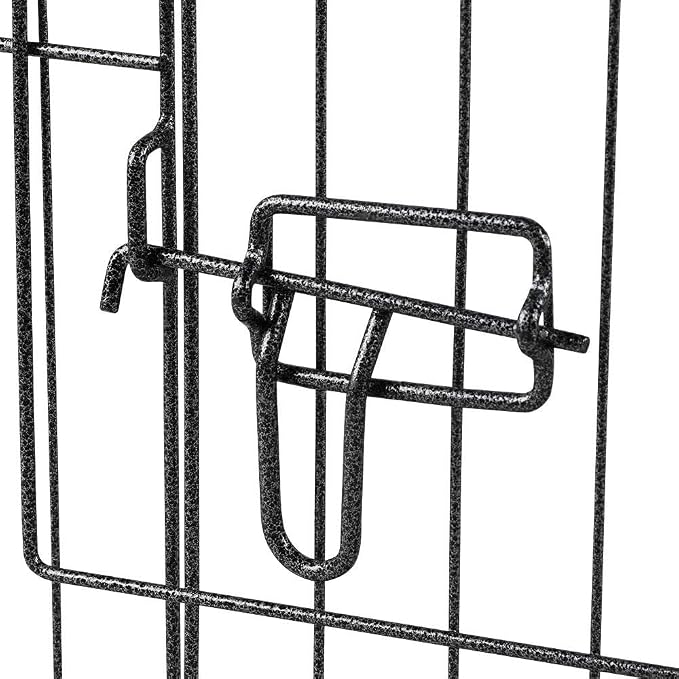 Yaheetech 24 inch 24 Panel Black Heavy Duty Foldable Metal Dog Exercise Pen - Image 6