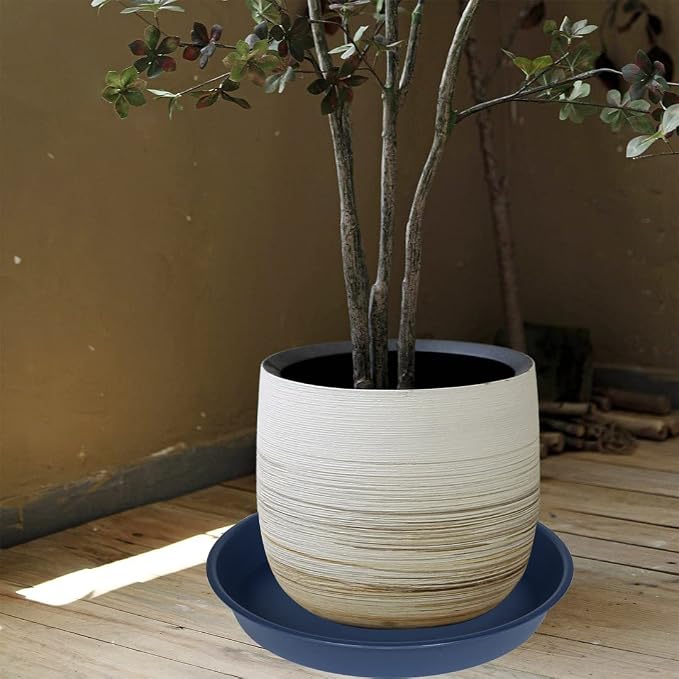 2 Pack of 8 inch Plant Saucer Clear, Heavy Duty Plastic Plant Water Tray 8 inch - Image 6