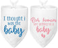 2 Packs Baby Announcement Dog Bandana Our Humans are Getting Us a Baby Gender by Hialektur