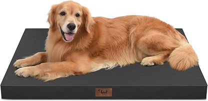 Outdoor Orthopedic Dog Bed for Extra Large Dogs, XL Waterproof Flat Pet Bed by TailStories