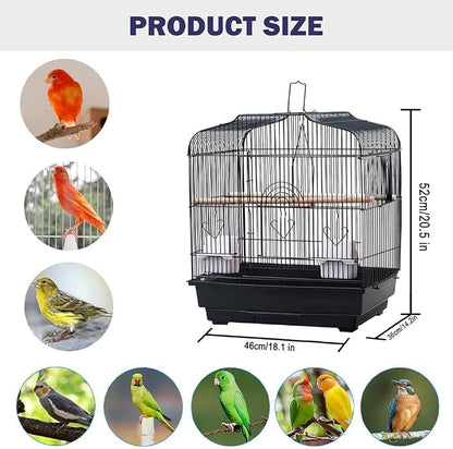 20.5"x18.1"x14.2" Portable Bird Travel Cage - Image 2
