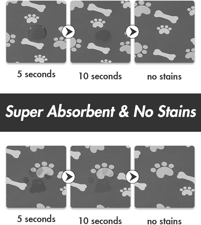 MontVoo Dog Food Mat-Large Pet Feeding Mat - Image 2