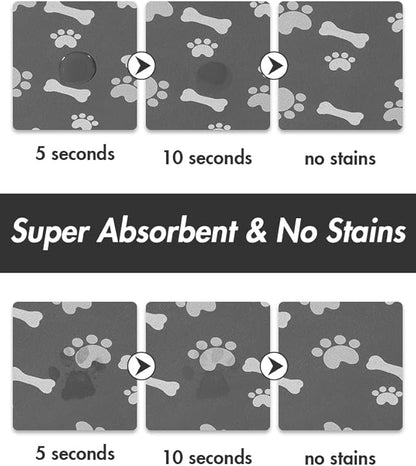 MontVoo Dog Food Mat-Large Pet Feeding Mat - Image 2