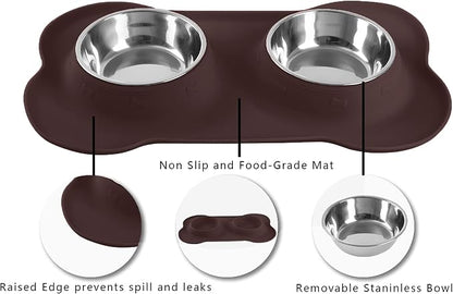 Hubulk Pet Dog Bowls 2 Stainless Steel Dog Bowl - Image 3