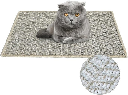 Premium Brazilian Cat Scratcher Mat – 24'' x 16'' Natural Fiber 100% Sisal by TheSisalanaCollection