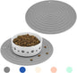 Ptlom Pet Food Mat for Dog and Cat Placemat 2 Pcs, Mat for Prevent Food and by PTLOM