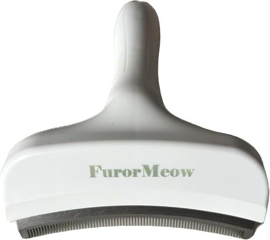 Pet Deshedding Tool with Curve Blade, Cat Grooming Brush, Tight V-shaped Teeth by Unknown