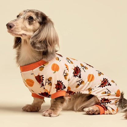 Fitwarm Thanksgiving Turkey Dog Pajamas, Funny Dog Winter Clothes - Image 2