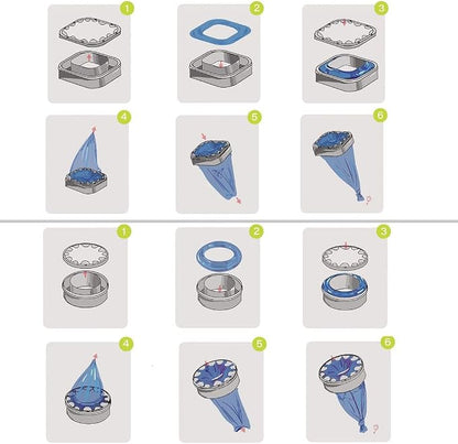 9 pcs Universal Cat Litter Refills Bag Litter Refills Compatible - Image 5