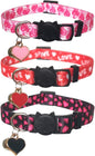 3 Pack Valentine's Day Cat Collar by Lamphyface