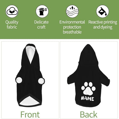 Custom Dog Hoodie Soft & Warm Design Your Own Personalized Photo Text Logo Name - Image 6