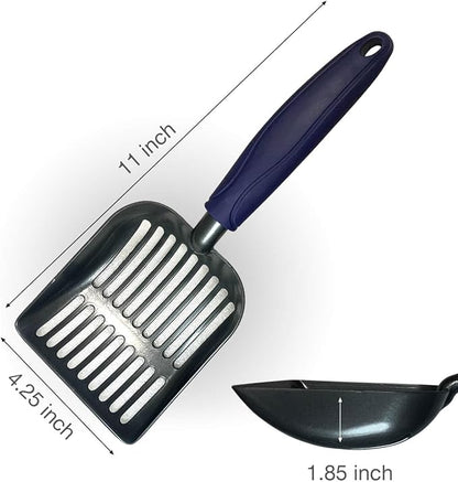 Cat Litter Scoop, Kitty Metal Scooper, Aluminum Alloy Sifter, Kitten Pooper - Image 6