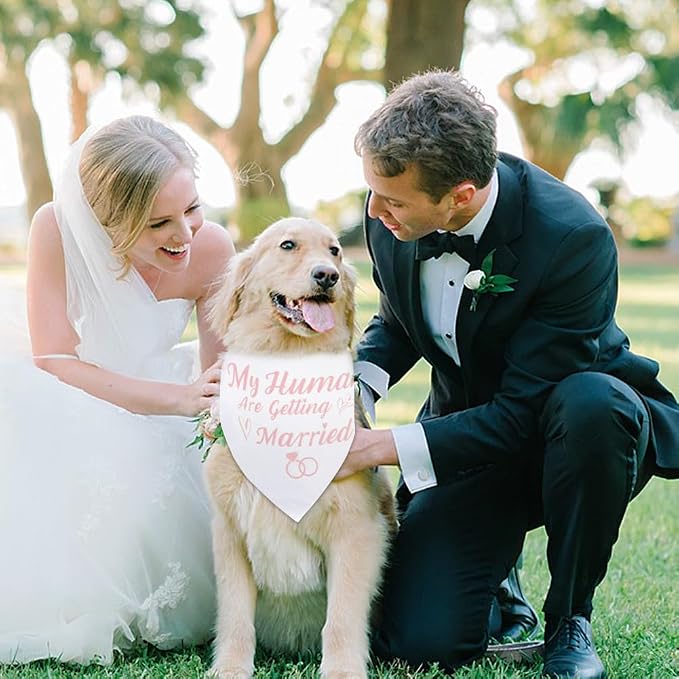 SZEE Bridal Shower Gifts for Bride, 2 Pack My Humans are Getting Married Dog - Image 7