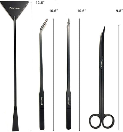 Aquarium Tweezers, Capetsma Stainless Steel Aquarium Plant Tools Long - Image 2