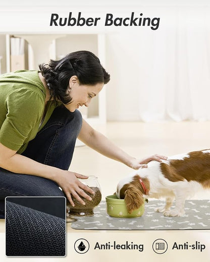 MontVoo Dog Food Mat-Pet Feeding Mat - Image 6