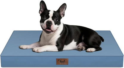Outdoor Orthopedic Dog Bed for Medium Dogs & Cats, Waterproof Flat Pet Mat by TailStories