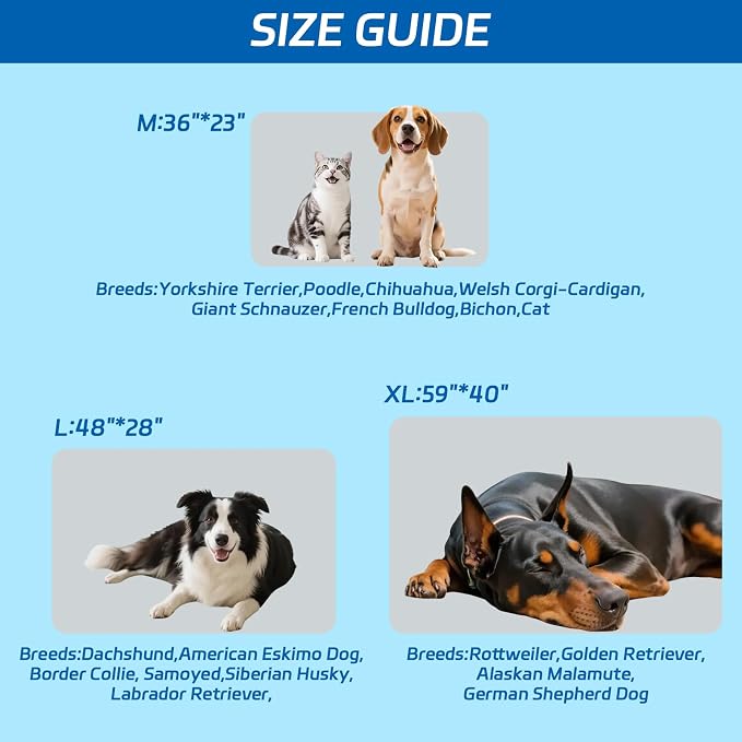 Dog Cooling Mat Self Coolings Foldable Cooling Pad - Image 7