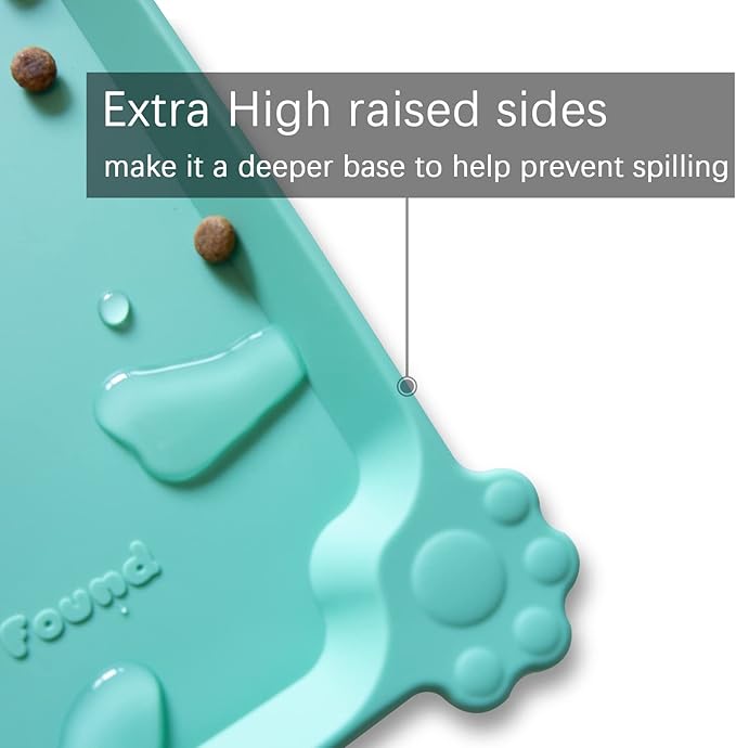 Hoki Found Large Silicone Non Slip Pet Food Mats - Image 2