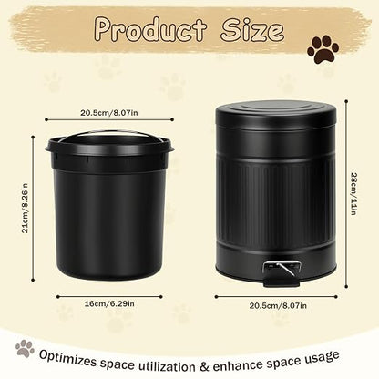 5L/1.3 Gal Dog Poop Trash Can - Image 7