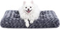 KSIIA Washable Dog Bed Deluxe Plush Dog Crate Beds Comfy Kennel Pad Anti-Slip by KSIIAPetProducts