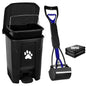 Outdoor Dog Poop Trash Can by Unknown