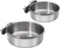 Medium+Large Bird Feeding Dish Cups, Parrot Food Bowl Cage by DVHEY