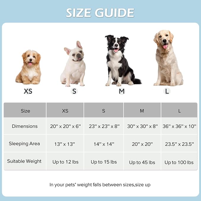 JOEJOY Donut Small Dog Bed, Round Cat Beds - Image 6